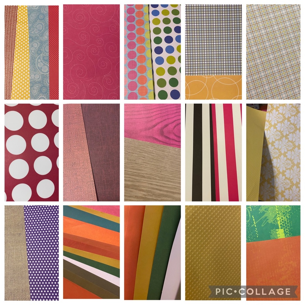 48 Piece Card Stock & Scrapbook Paper